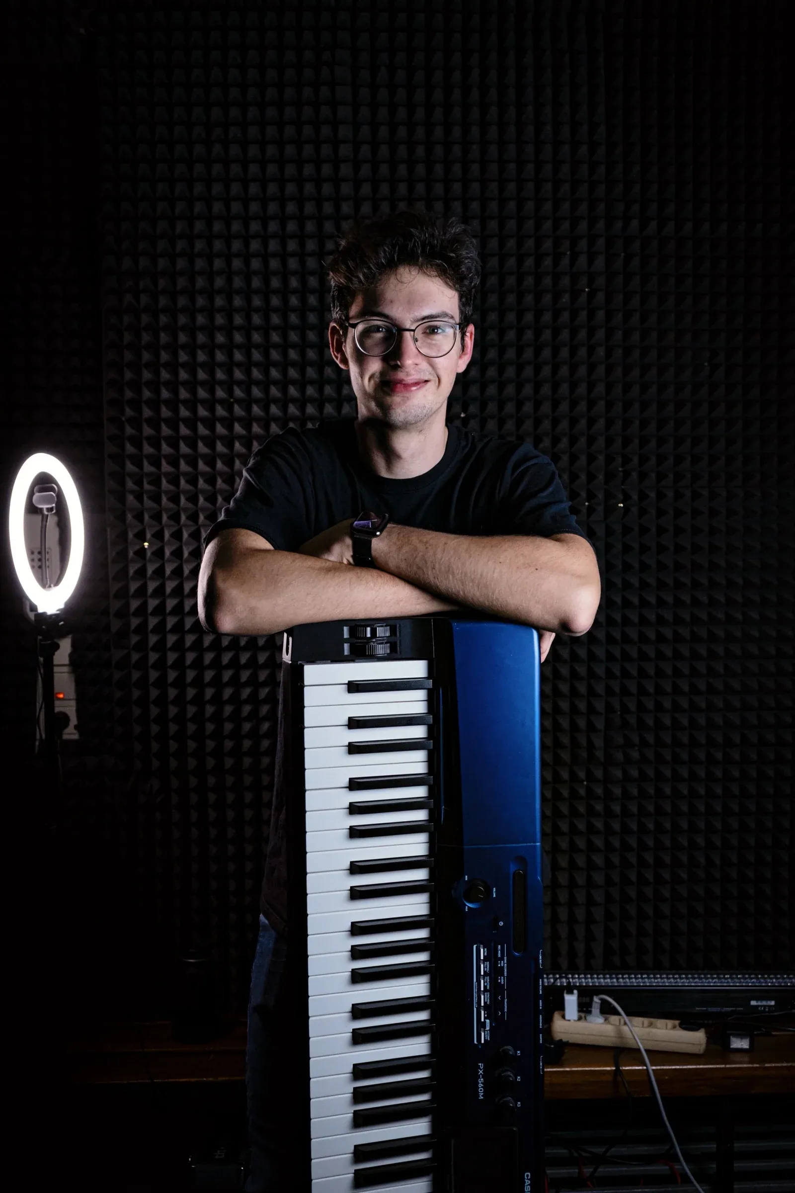 Torsten Lemke als Keyboarder bei Seligenstädter Blech & Co